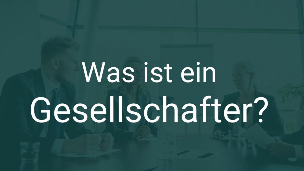 Illustriert die Rolle und Wichtigkeit von Gesellschaftern in Software-Unternehmen.
